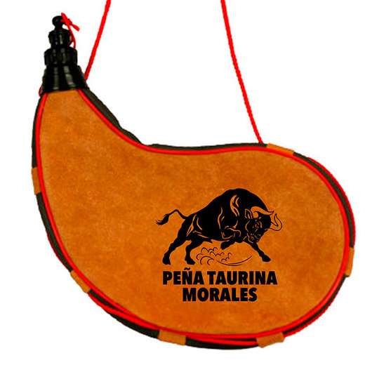 Bota de vino para peña taurina